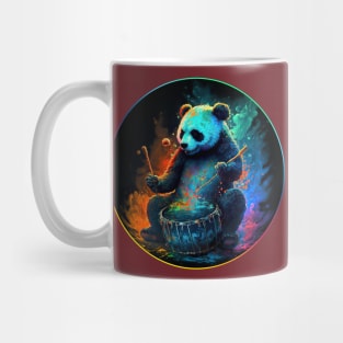 Panda Drumming Splosion Series Mug